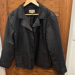Vintage Bagatelle Classic Black Leather Jacket